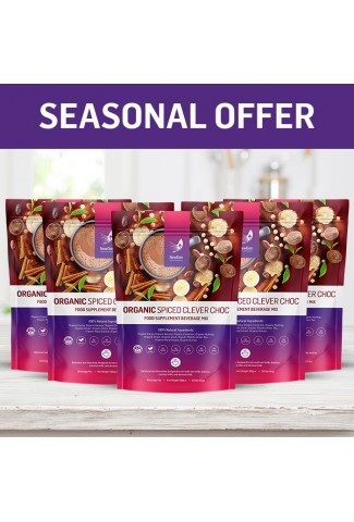 Seasonal offer - x5 Organic Spiced Clever Choc - Normal SRP £234.95